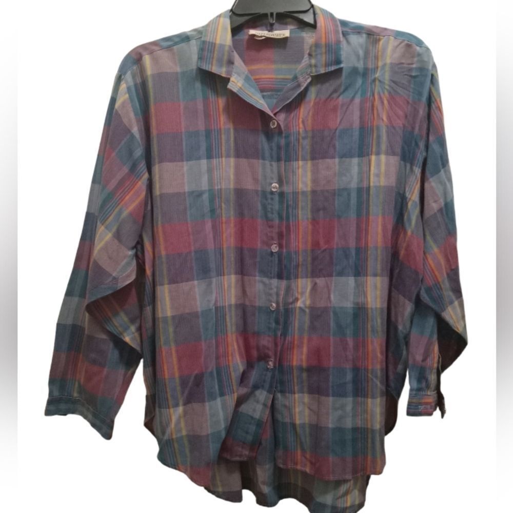 Vintage thin button down shirt